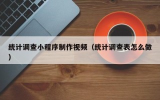 句容统计调查小程序制作视频（统计调查表怎么做）